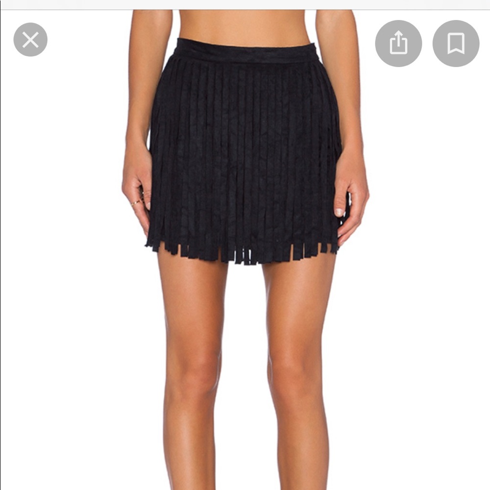 Bb Dakota fringe skirt